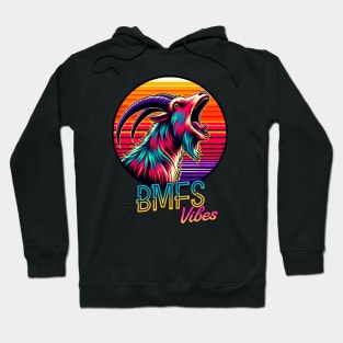 BMFS Billy Goat 90s Retro Sunset Hoodie